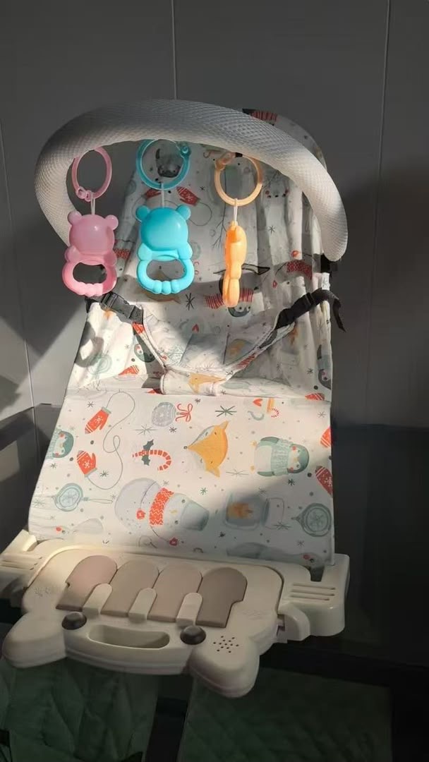 Baby Musical Bouncer Seat with Toy Bar